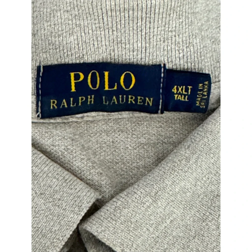 Polo Ralph Lauren Polo Shirt Mens 4XLT Tan Short Sleeve Pique Pony Logo Golf
